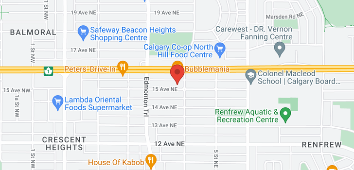 map of 452 15 Avenue NE